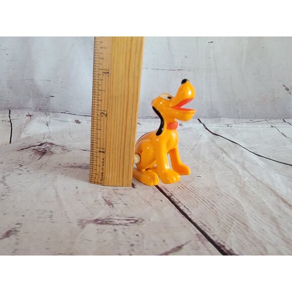 Tomy 1977 Disney Pluto the Dog Wind-Up Jumping Figure READ - Picture 6 of 6